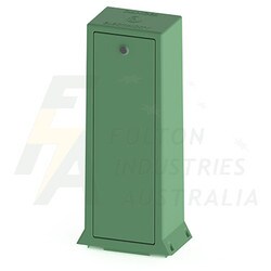 FPBNF2V1DG green fibreglass pillar with door